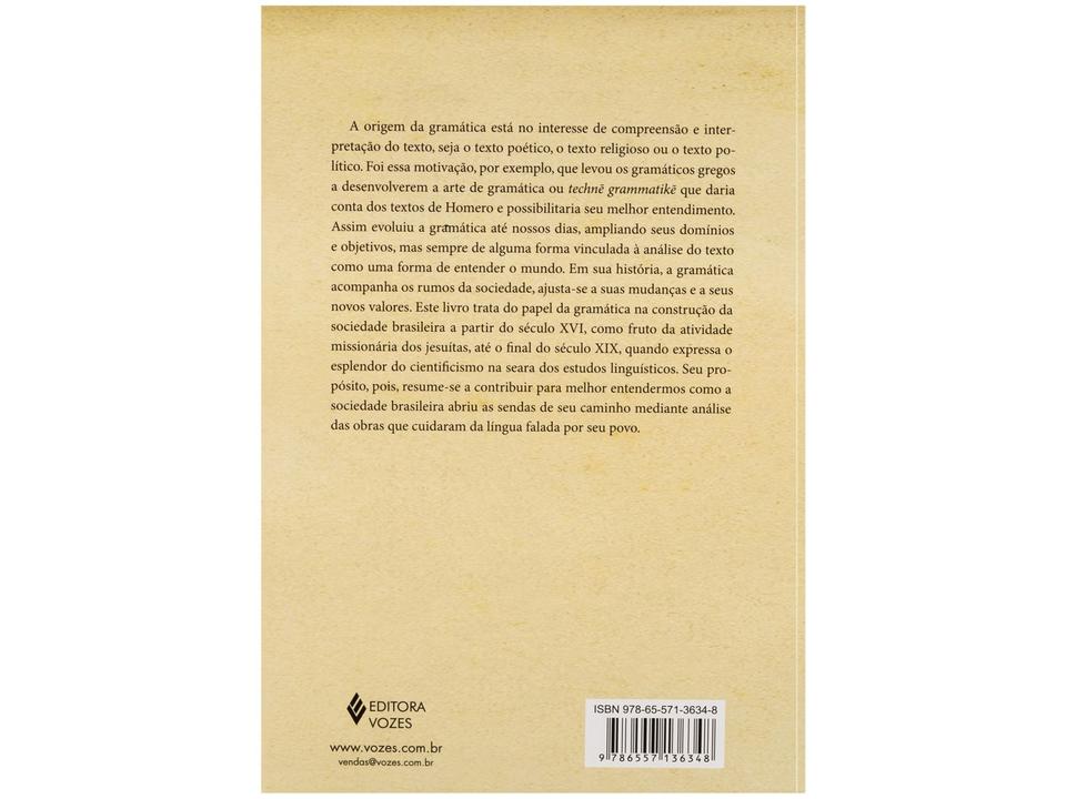 Livro História da Gramática no Brasil Ricardo Cavaliere - 5