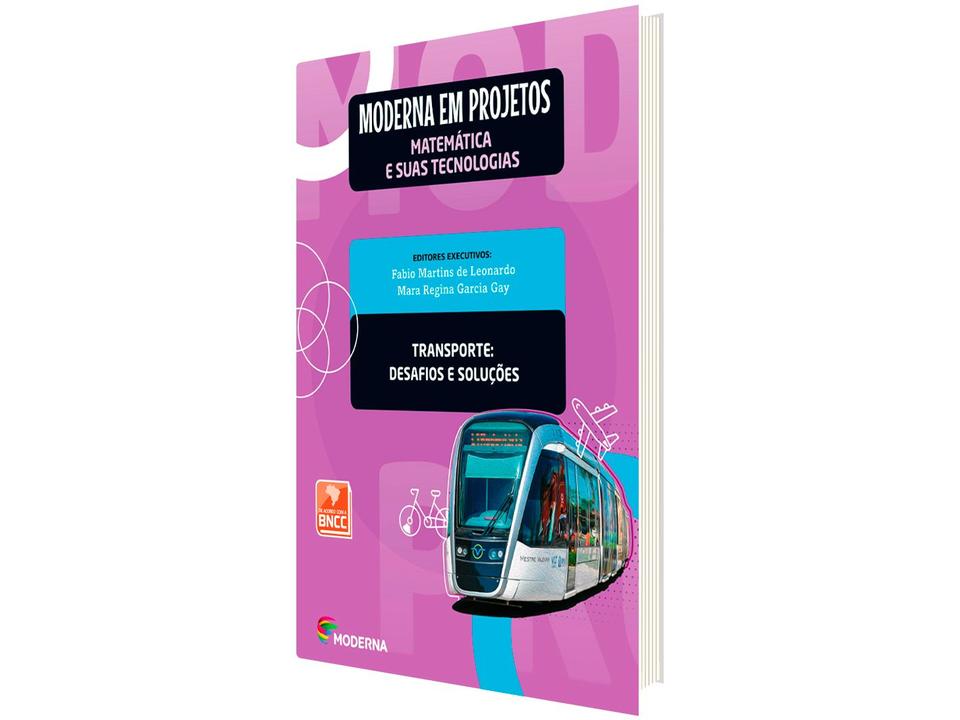 Livro Moderna em Projetos Transporte Matemática - 1