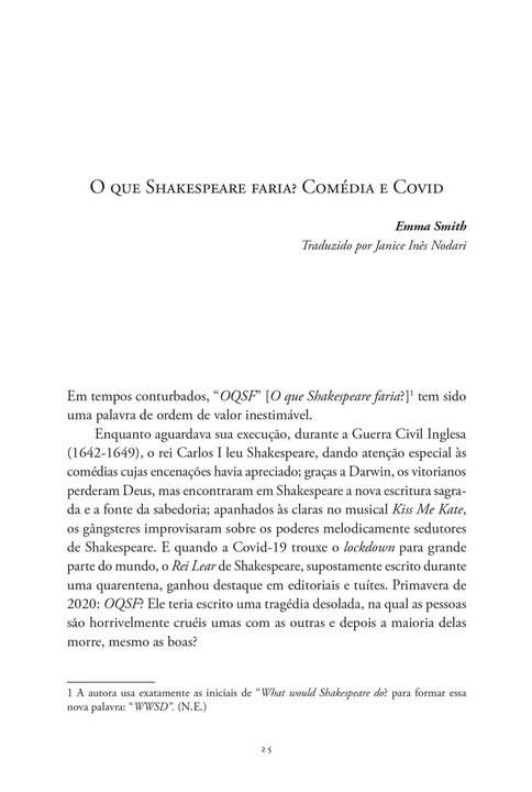 Livro - O que você precisa saber sobre Shakespeare antes que o mundo acabe - 1