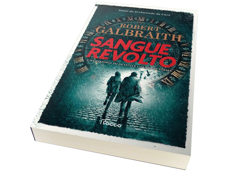 Livro Sangue Revolto Robert Galbraith - com Brinde - 3