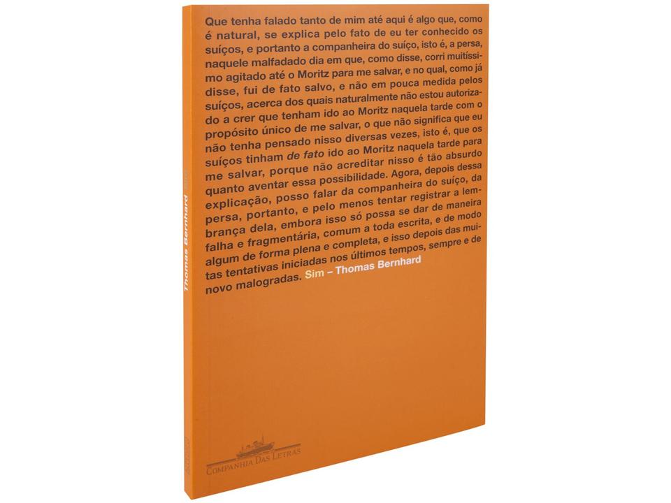 Livro Sim Thomas Bernhard - 1
