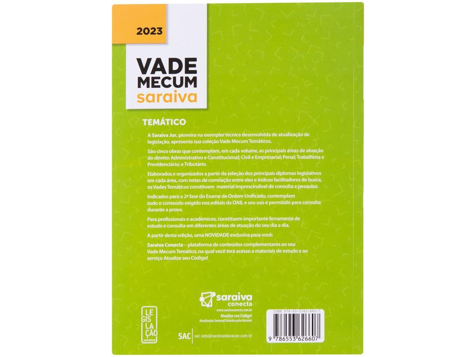 Livro Vade Mecum Tributário Temático - 5