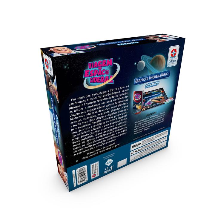 Livro Viagem ao Espaço Sideral com Banco Imobiliário Cósmico - 1