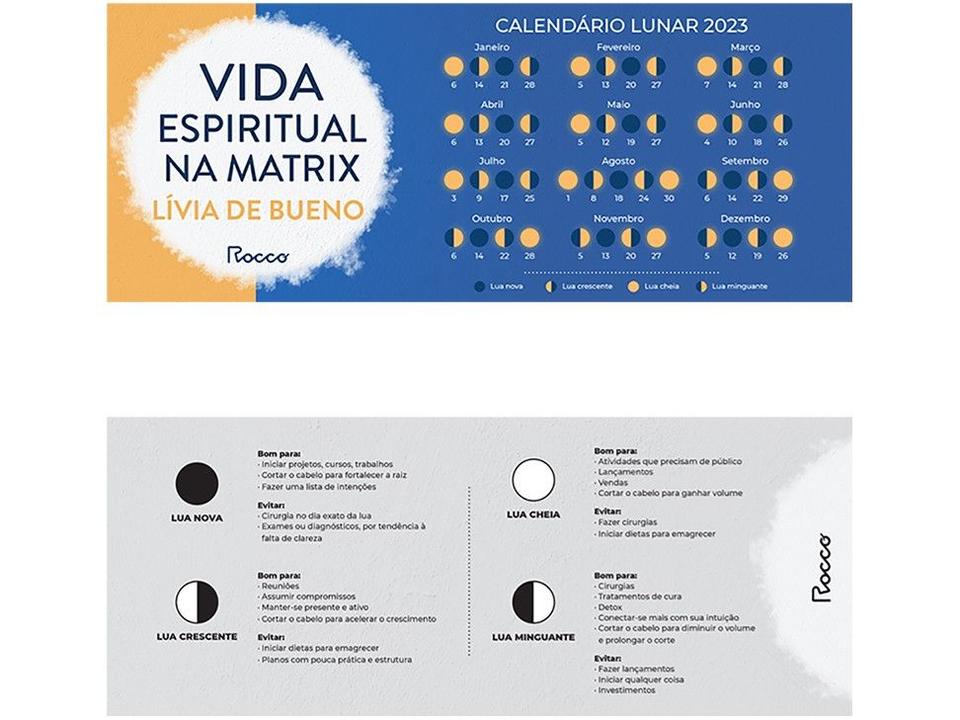 Livro Vida Espiritual na Matrix Lívia de Bueno com Marcador - Shopping ...