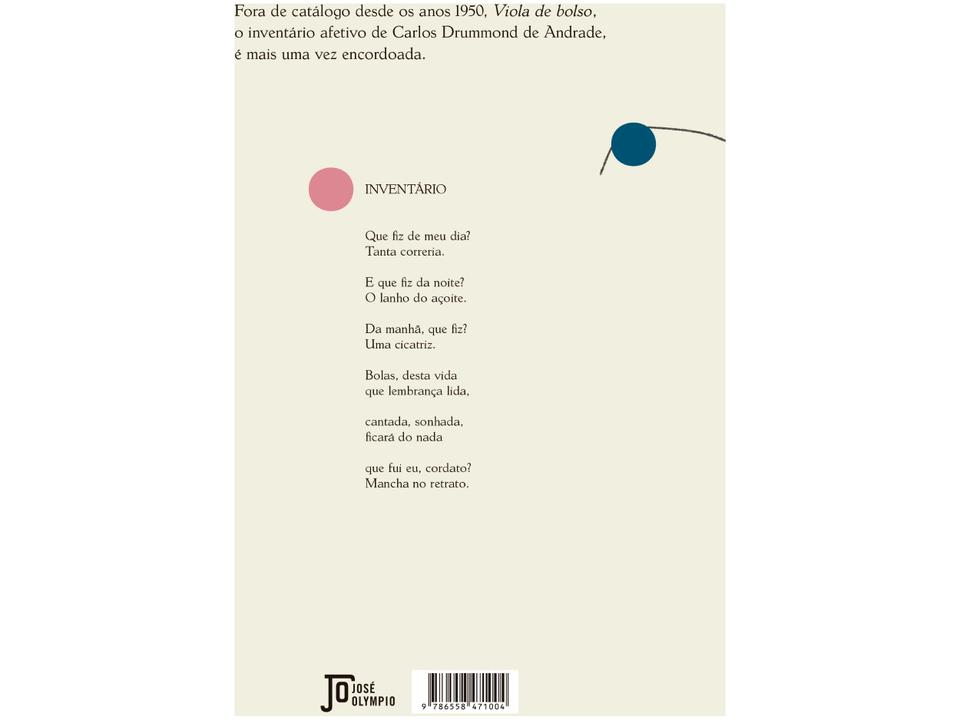 Livro Viola de Bolso Carlos Drummond de Andrade - 2