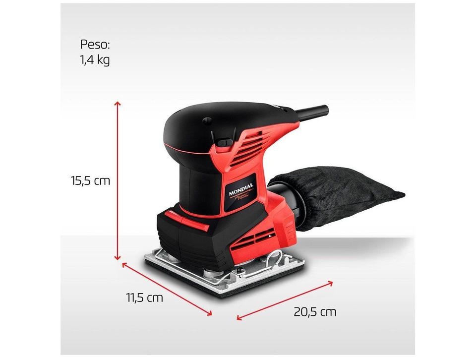 Lixadeira Orbital Mondial Power Tools FLO-02 - 5
