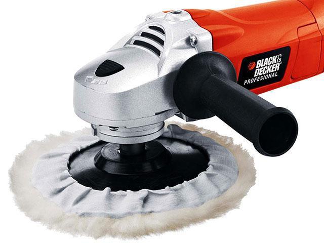 Lixadeira Politriz Black + Decker Com Maleta e Acessórios 7 (180MM) 1.300W 127 - 2