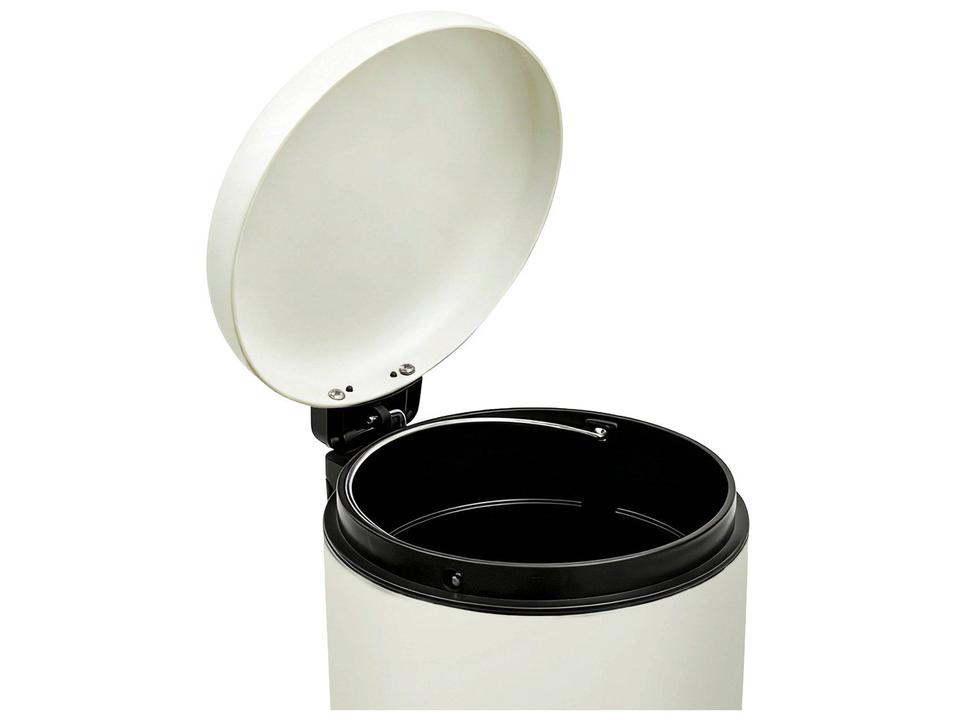 Lixeira de Inox com Tampa e Pedal 5L Brinox Class - 1