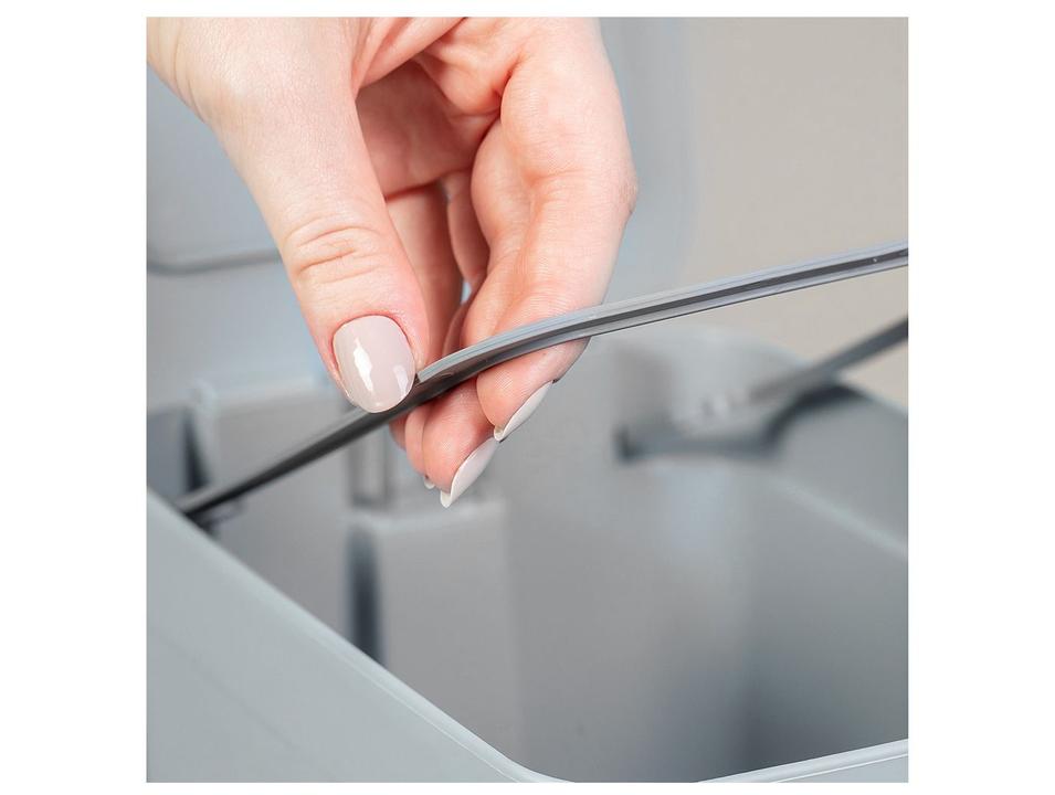 Lixeira para Cozinha com Pedal Basculante 20L Ou Trium - 2