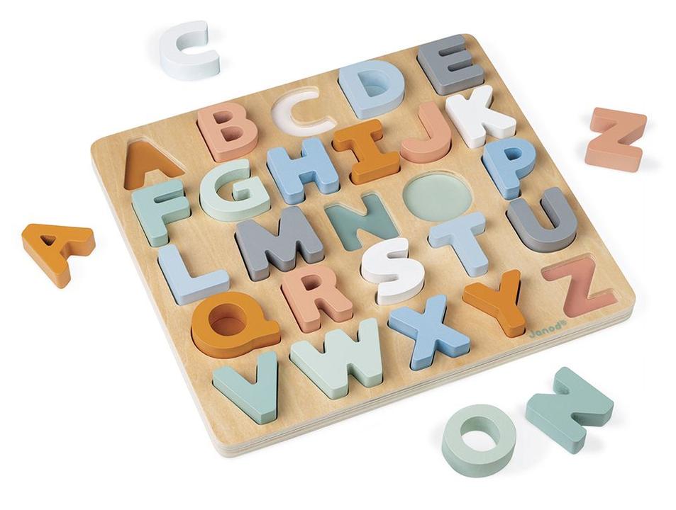 Lousa de Encaixe Infantil com 26 letras - 1