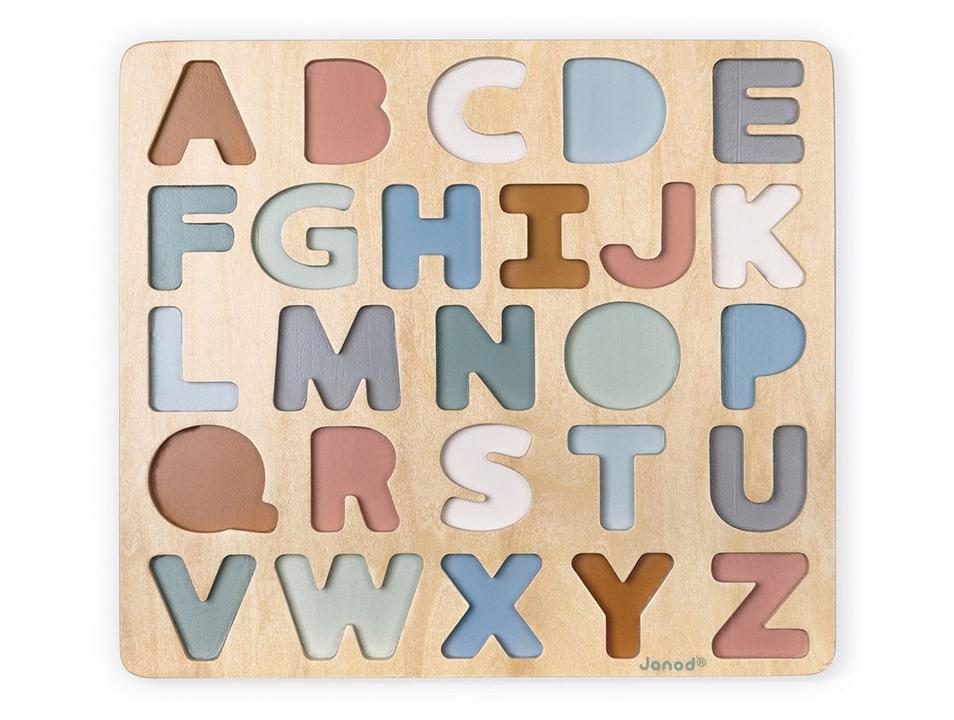 Lousa de Encaixe Infantil com 26 letras - 8