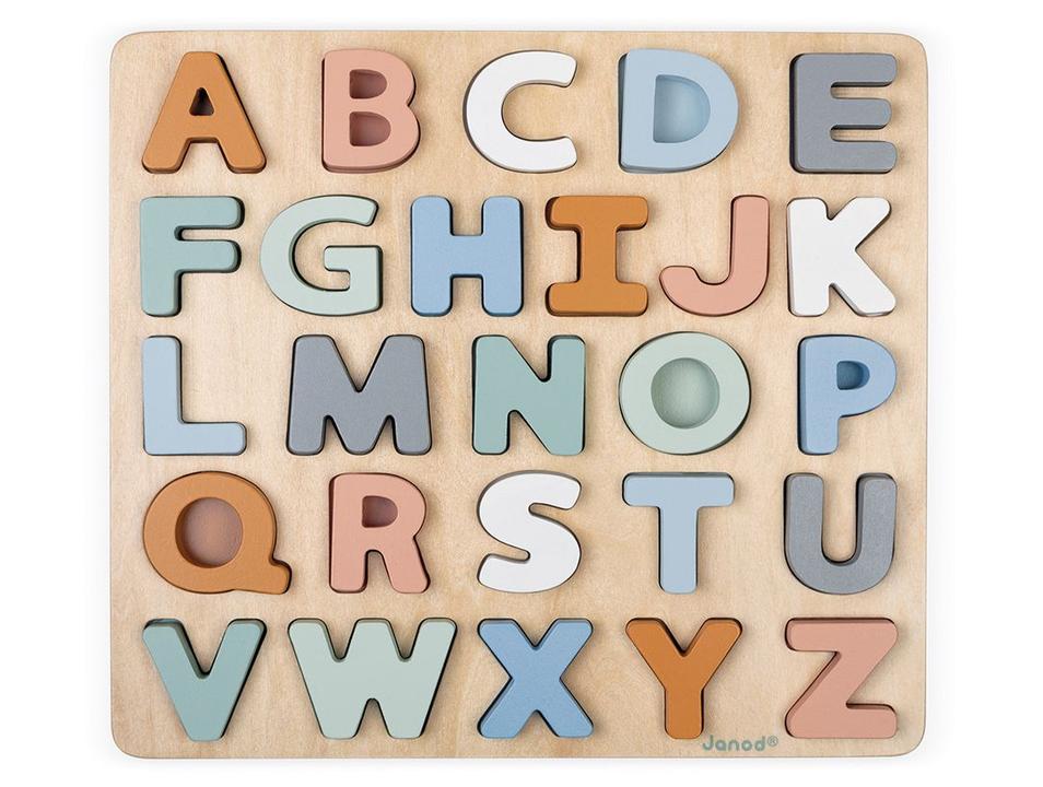 Lousa de Encaixe Infantil com 26 letras - 7