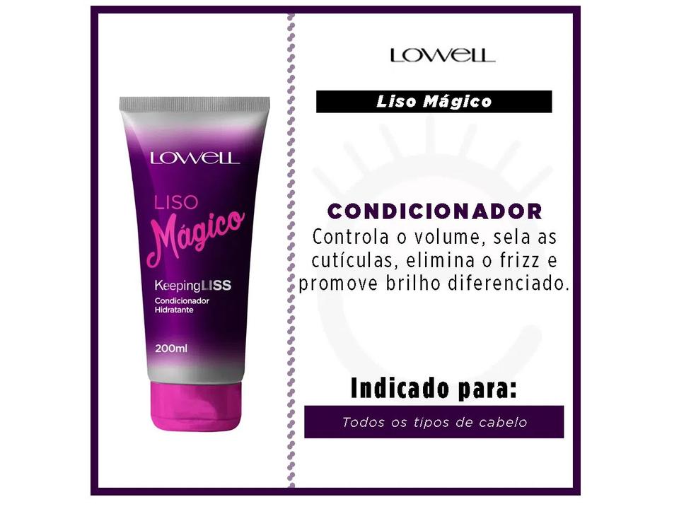 Lowell Liso Mágico Condicionador Hidratante 200ml - 1