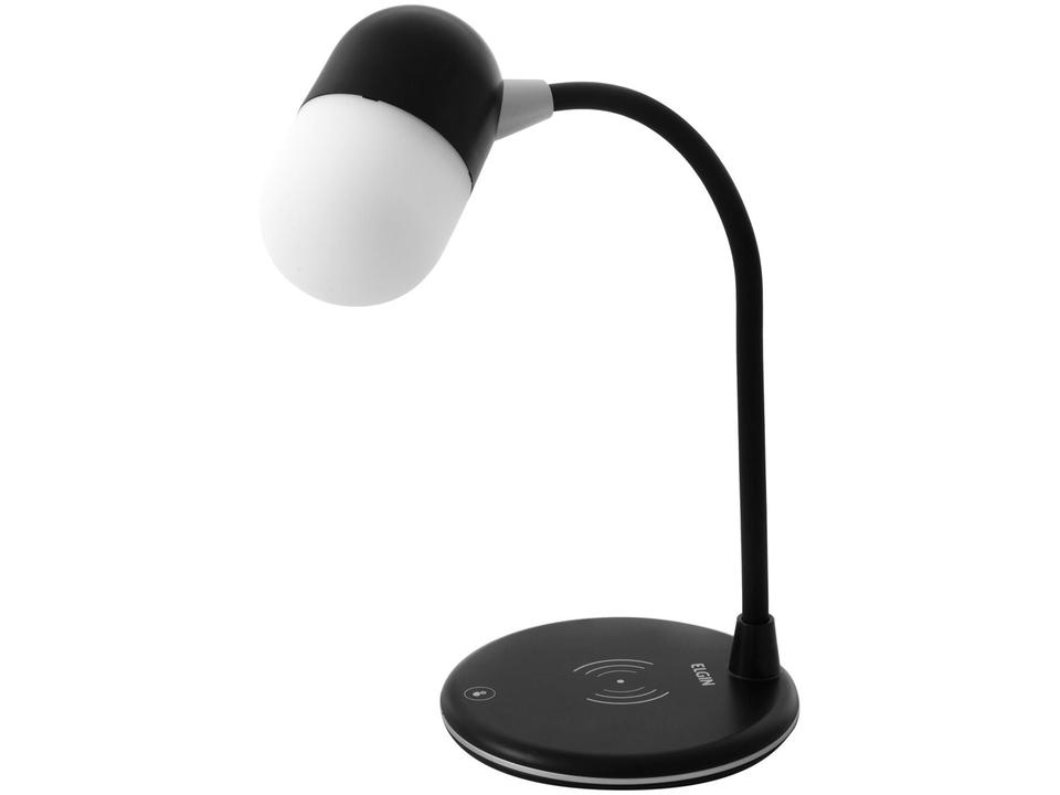 Luminária de Mesa de LED Elgin 3 Intensidades - Bluetooth Carregador por Indução Lumi Play