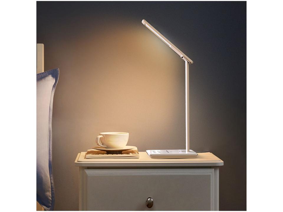 Luminária de Mesa LED Geonav Office LBQIBK - com Carregador - 3