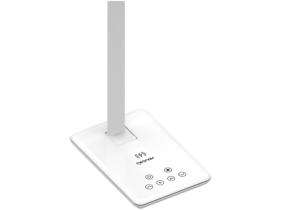 Luminária de Mesa LED Geonav Office LBQIBK - com Carregador - 6