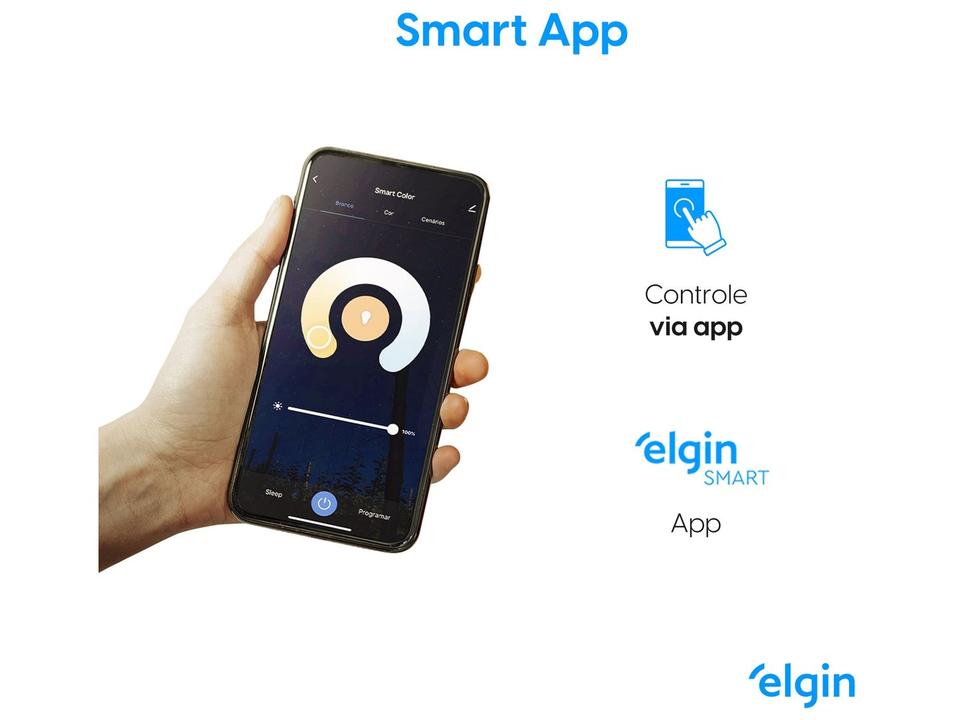 Luminária Painel Inteligente Redonda de Embutir - 4