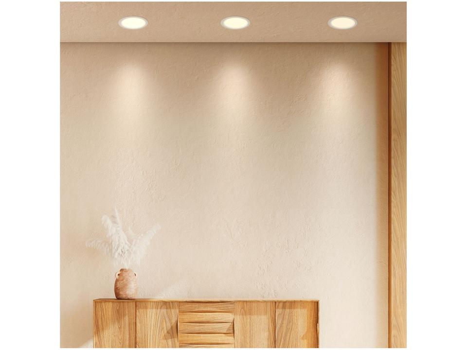 Luminária Painel Inteligente Redonda de Embutir - 10