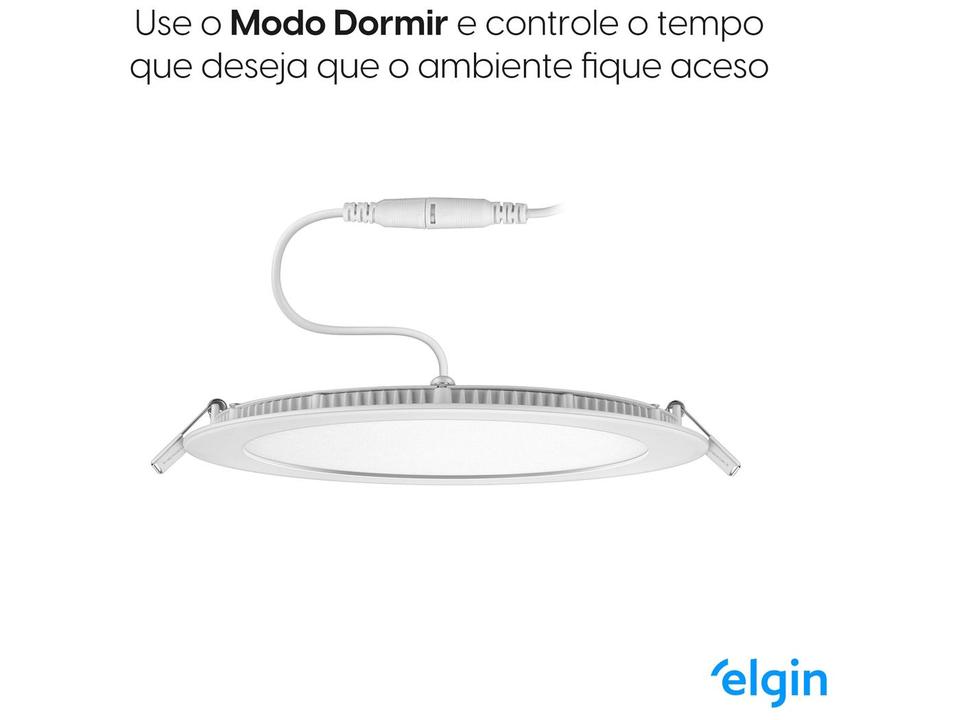 Luminária Painel Inteligente Redonda de Embutir - 8