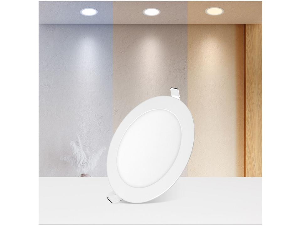 Luminária Painel Inteligente Redonda de Embutir - 13