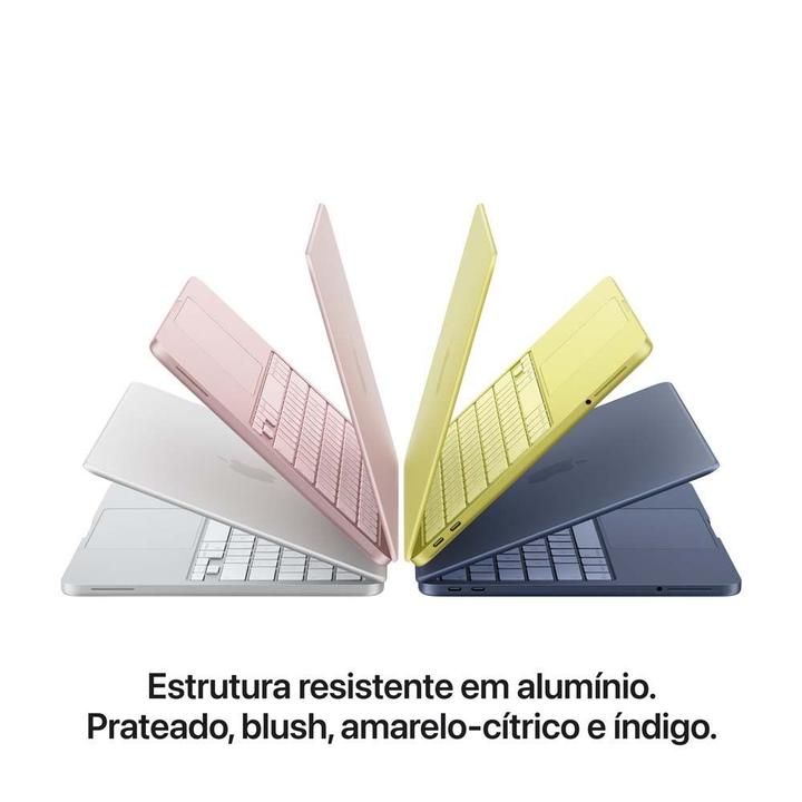 MacBook Neo Apple 13" Chip A18 Pro CPU de 6 núcleos GPU de 5 núcleos 256GB Amarelo-cítrico - 2