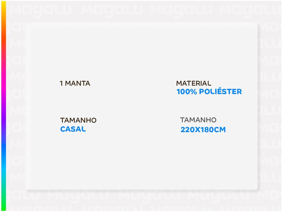 Manta Casal 100% Poliéster Jolitex - 1