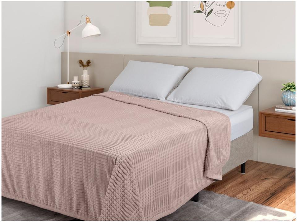 Manta Casal de Poliéster Karsten Lima Blush - 3