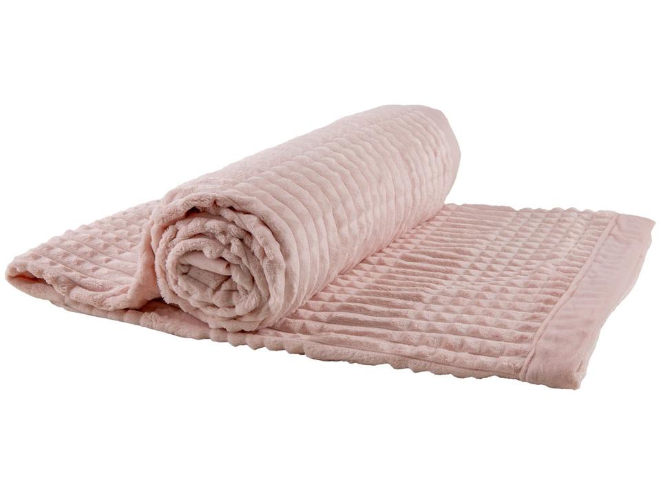 Manta Casal de Poliéster Karsten Lima Blush - 4