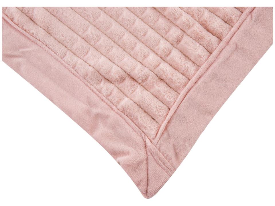 Manta Casal de Poliéster Karsten Lima Blush - 5