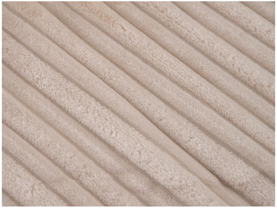 Manta Casal de Poliéster Karsten Linhares Areia - 6