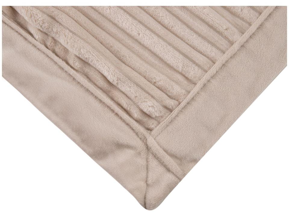 Manta Casal de Poliéster Karsten Linhares Areia - 5