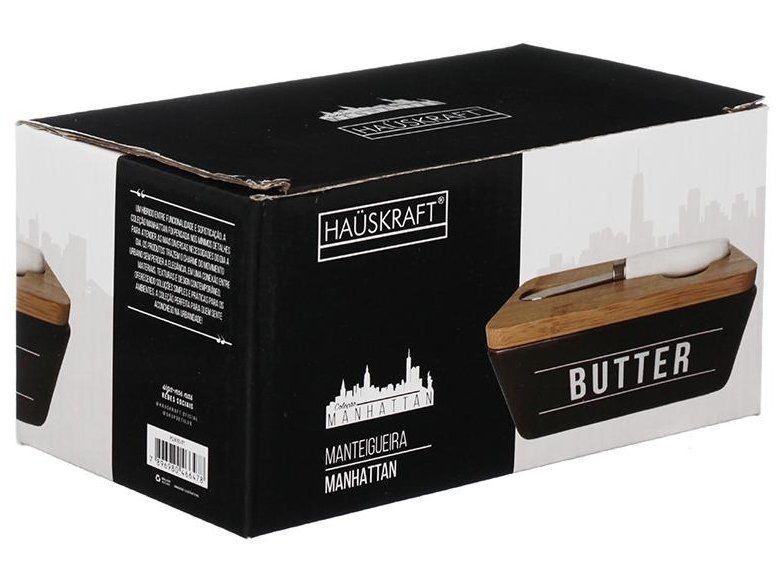 Manteigueira de Porcelana Hauskraft Manhattan - 1