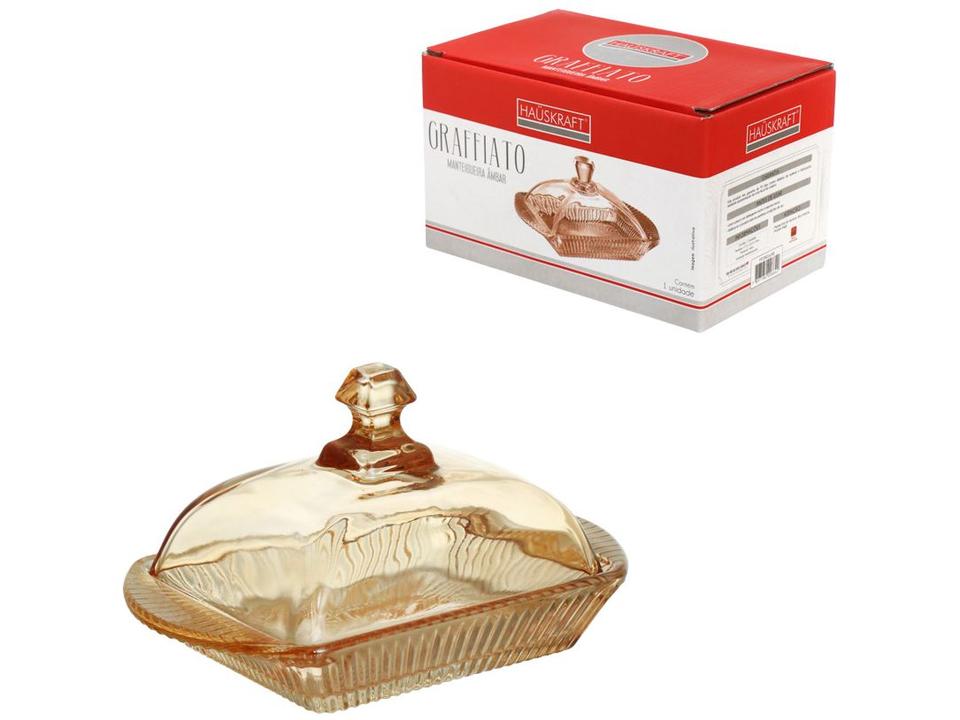 Manteigueira de Vidro Hauskraft Graffiato - 1