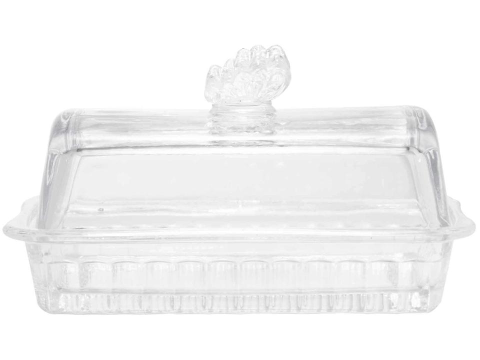 Manteigueira de Vidro Retangular Wolff Butterfly - 1