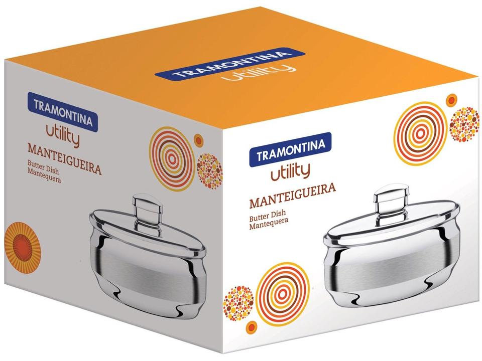 Manteigueira Inox Tramontina Redonda - 2