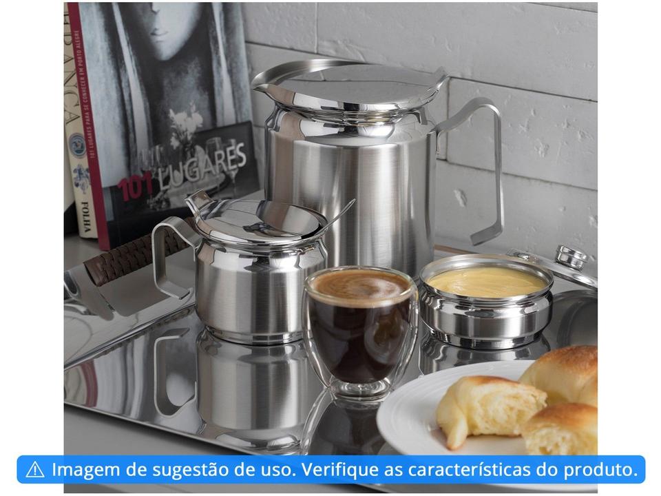 Manteigueira Inox Tramontina Redonda - 1