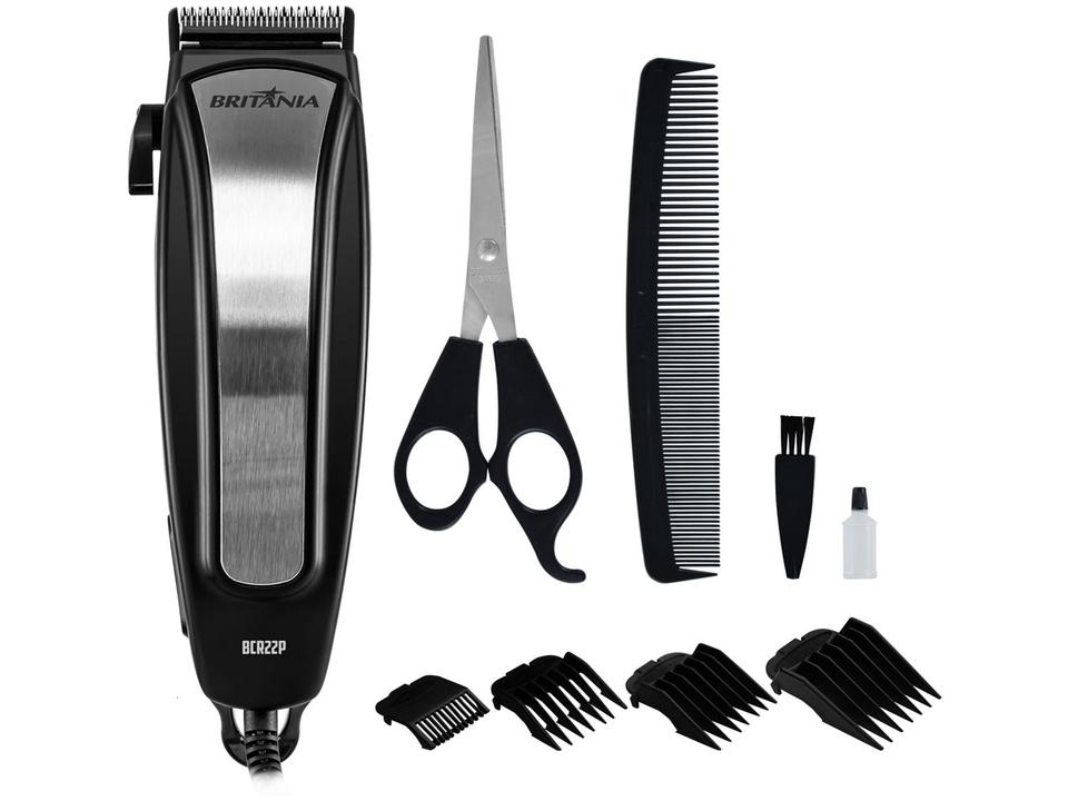 Máquina de Cortar Cabelo BCR22P Britânia 5 Níveis de Altura 1 Velocidade - 2