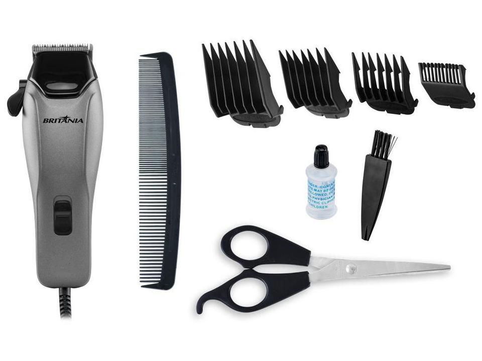 Máquina de Cortar Cabelo Britânia BCR18T Titanium 5 Níveis de Altura 1 Velocidade - 2
