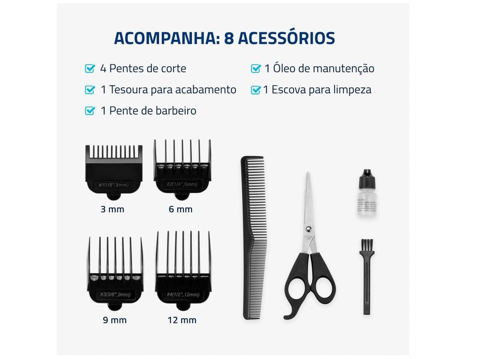 Máquina de Cortar Cabelo Mondial Hair Stylo - 4