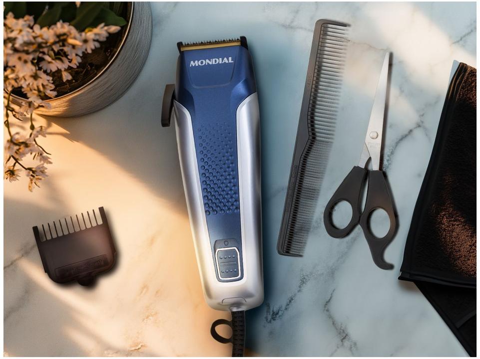 Máquina de Cortar Cabelo Mondial Titanium Power - 1