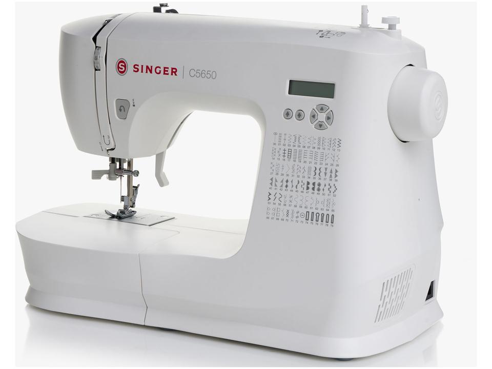 Máquina de Costura Doméstica Singer Eletrônica 80 Pontos C5605 - 220 V - 3