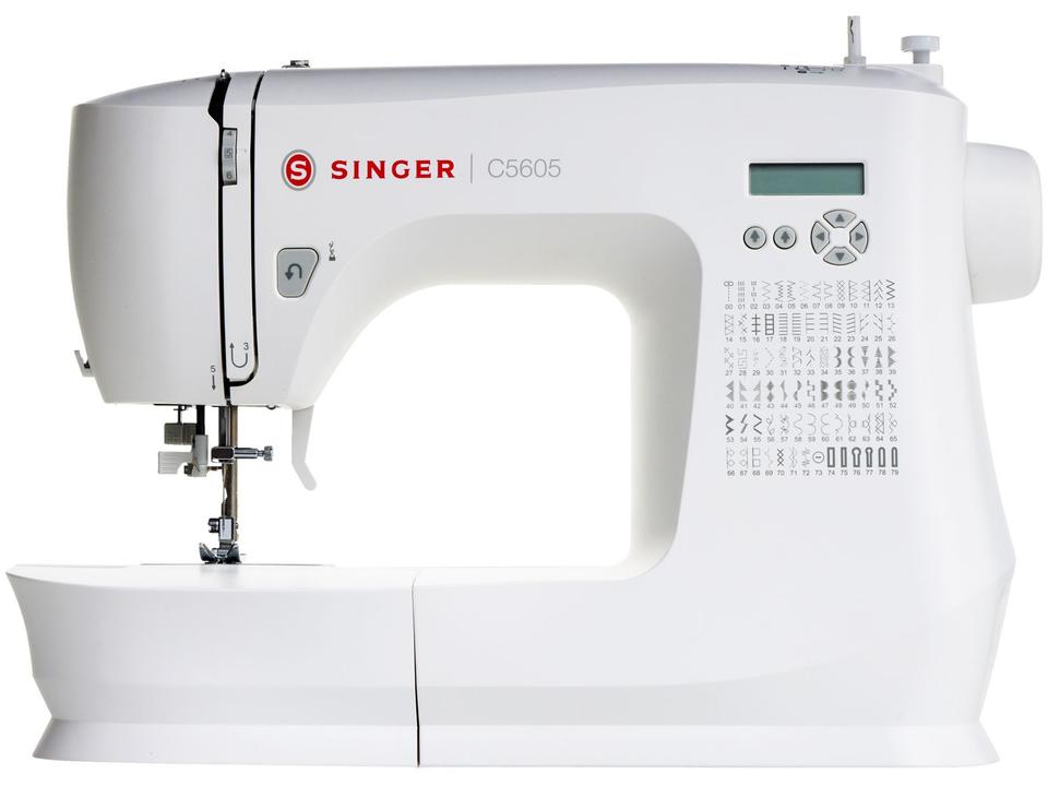 Máquina de Costura Doméstica Singer Eletrônica 80 Pontos C5605 - 220 V