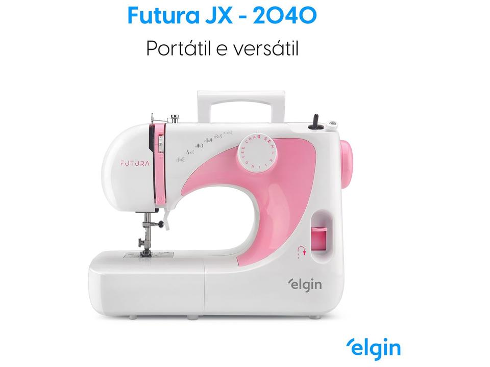 Máquina de Costura Elgin Jx2040 Futura 10 Pontos - 110 V - 3