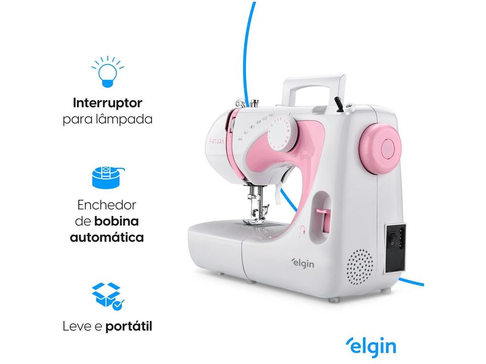 Máquina de Costura Elgin Jx2040 Futura 10 Pontos - 5