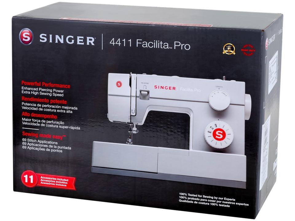 Máquina de Costura Singer Facilita Pro 4411 Portátil - 10