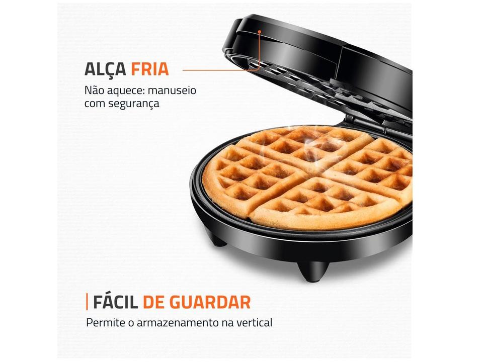 Máquina de Waffle Mondial Pratic GW-01 1200W - 6