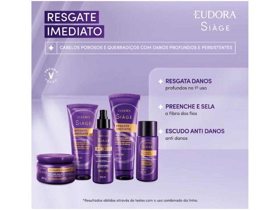 Máscara Capilar Balm Preenchedora Eudora Siàge 250g - 3