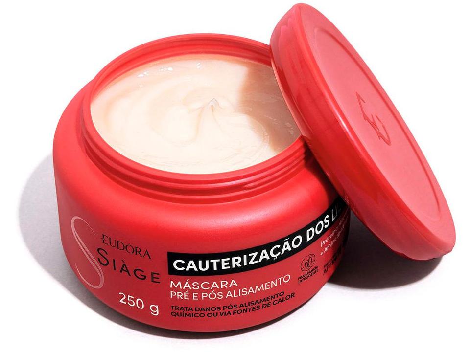 Máscara Capilar Pré e Pós Alisamento Eudora Siàge Cauterização dos Lisos 250g - 1