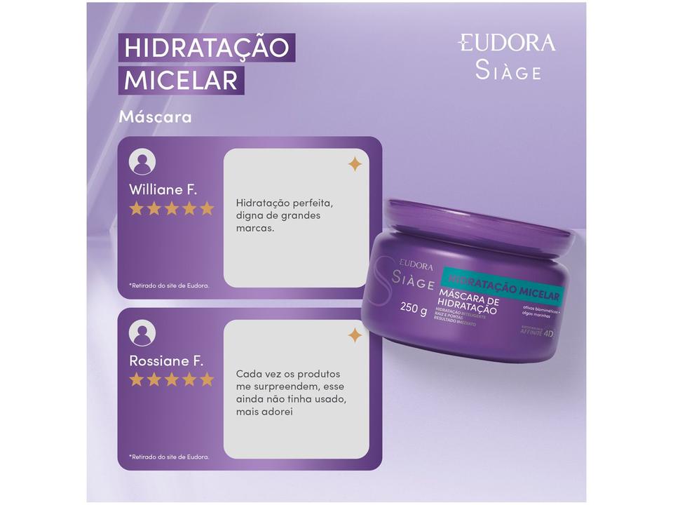 Máscara Capilar Siàge Hidratação Micelar 250g - 2