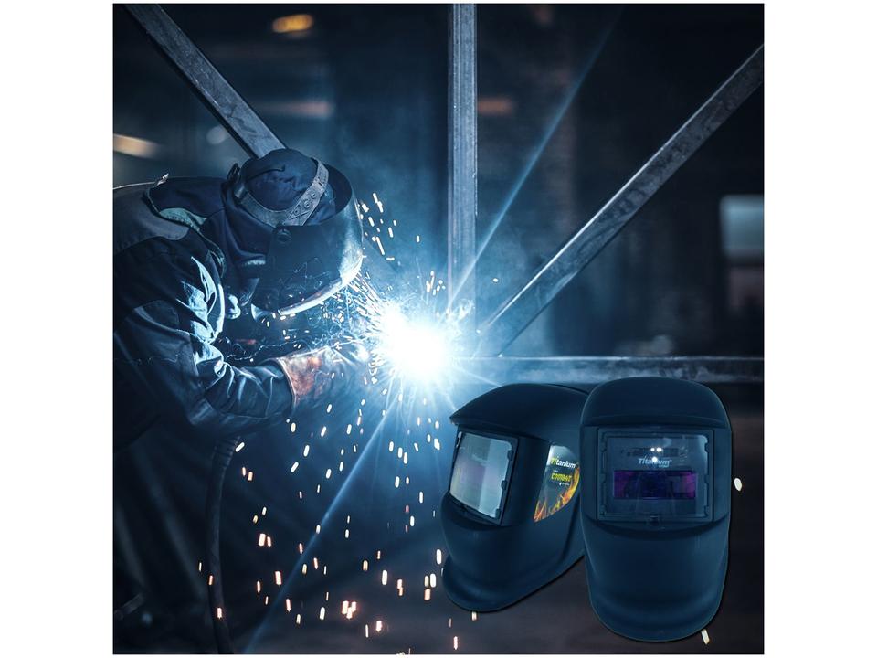 Máscara de Solda Automática Auto Escurecimento Titanium Combat Ton 11 - 1